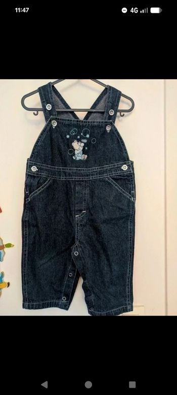 Salopette en jean 12 mois 