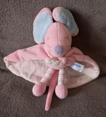 Doudou Souris avec cape - Ajena