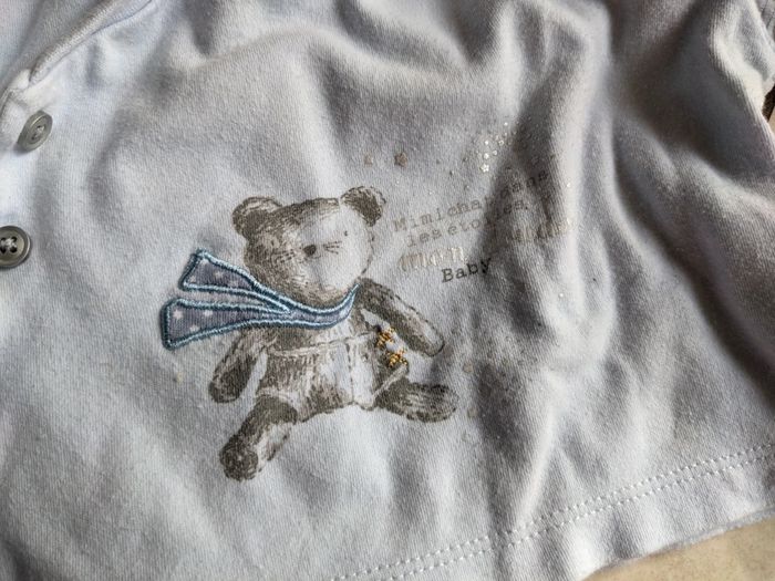 Haut manches longues garçon 6 mois - photo numéro 2