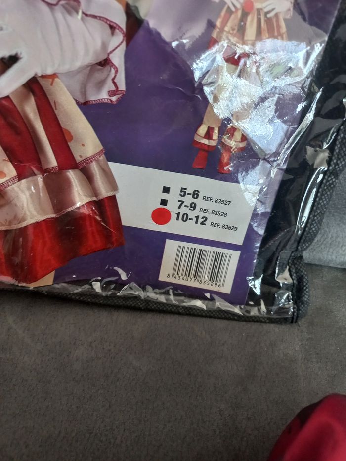 Deguisement clown 10/12 ans - photo numéro 2