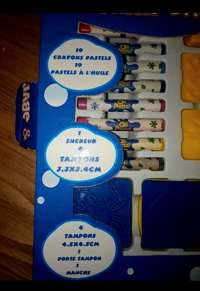 🟣 NEUF Set de coloriage et tampons Mer 🟣 - photo numéro 6