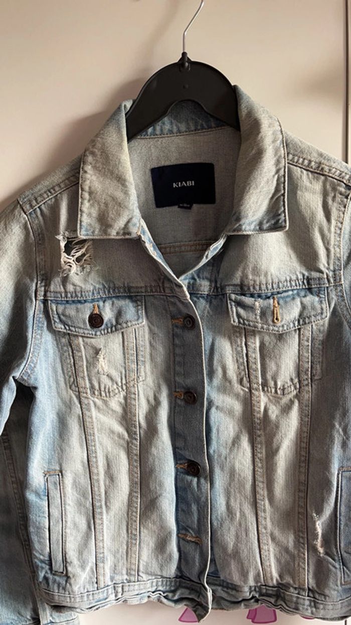 Veste en jean taille XS/14 ans - photo numéro 3
