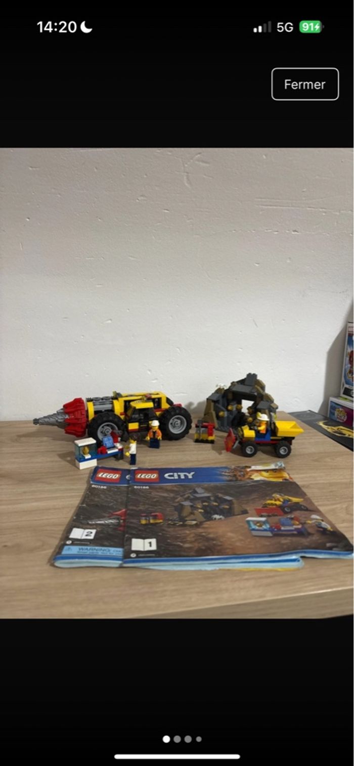 Lego : la foreuse de mines