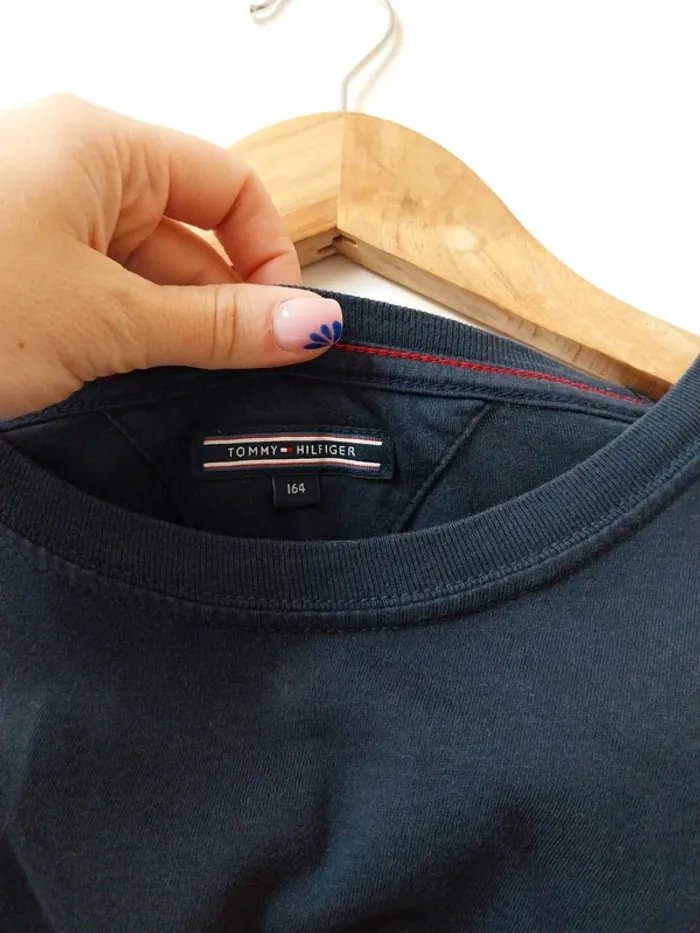T-shirt bleu marine Tommy Hilfiger 36 - photo numéro 6