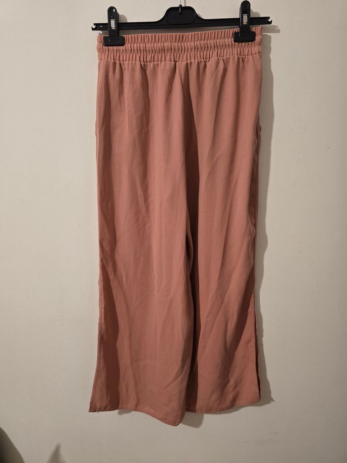 Pantalon Fluide Pull & Bear Rose - photo numéro 2