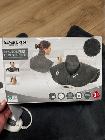 Coussin chauffant épaules et nuque