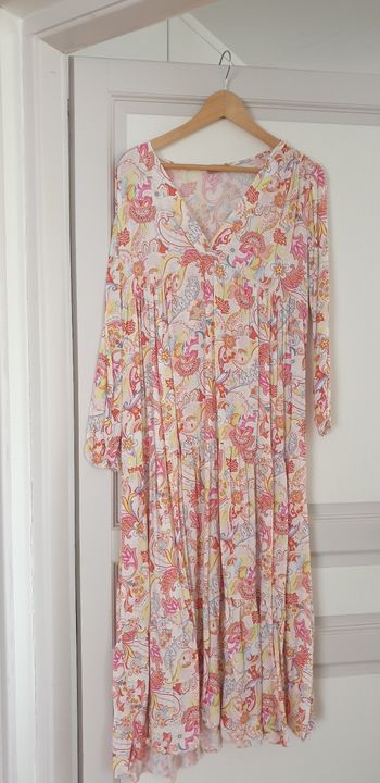 ROBE LONGUE  LÉGÈRE PRINTEMPS ÉTÉ