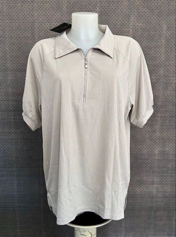 Blouse tunique à manches courtes XL