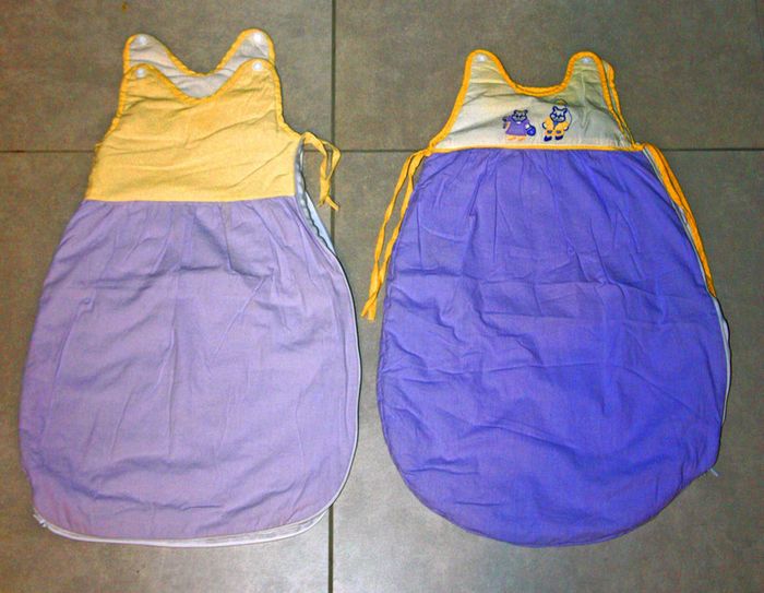 lot de 2 Gigoteuses 70 cm 0-6 mois fille