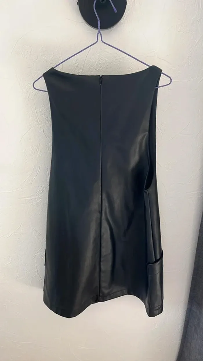Robe Zara simili cuir fille - photo numéro 2