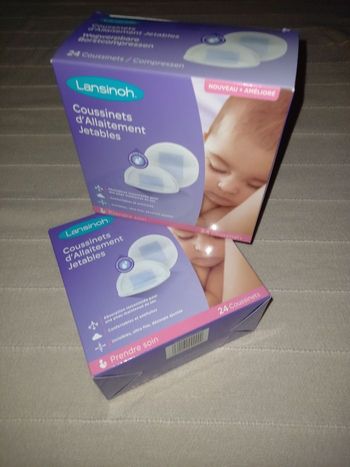 Coussinets d'allaitement jetables