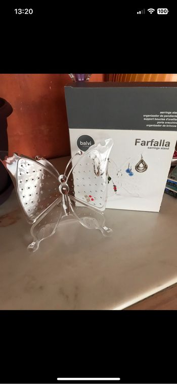 Porte bijoux papillon