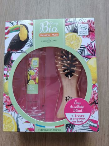 Coffret story bio verveine-musc Christine Arbel neuf sous blister