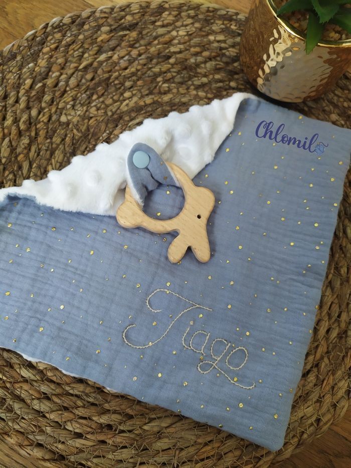 Doudou plat lapin - photo numéro 3