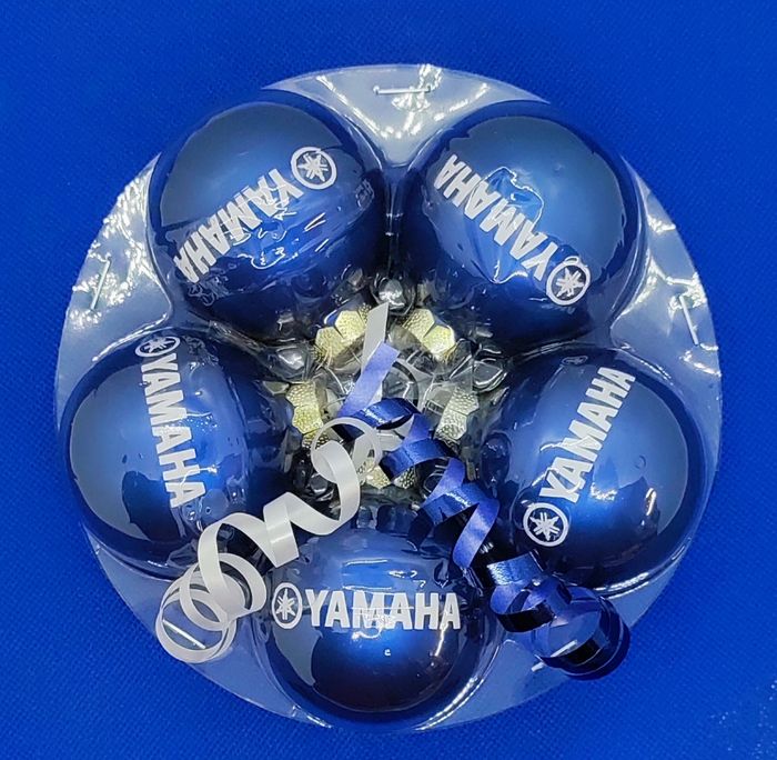 Boule de noël bleu - photo numéro 3