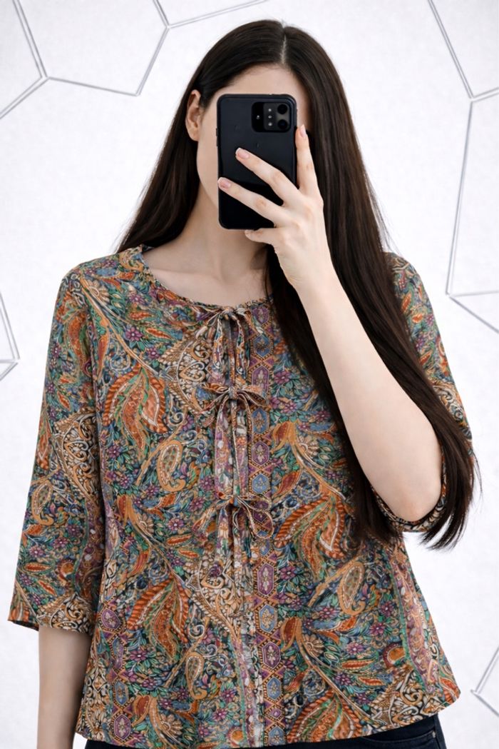 Blouse Fleurie Stradivarius