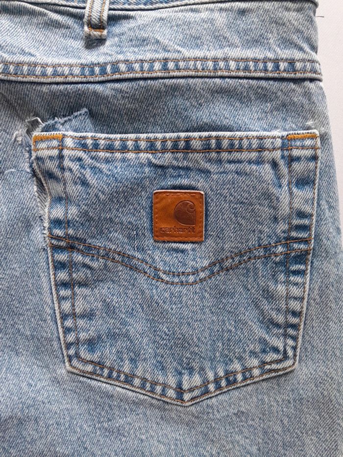 Jean carhartt relaxed fit 40×34 logo cuir - photo numéro 9