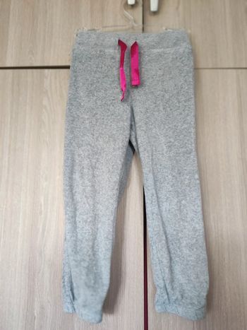 Pantalon gris ruban rose / lupilu 2 a 4 ans