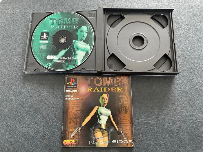 Tomb Raider Version Big Box Jeu Playstation PS1 Complet PAL FR - photo numéro 2