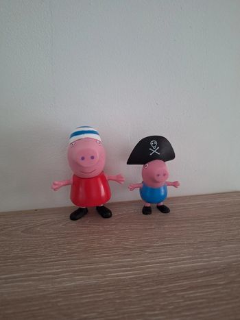 Figurine Peppa Pig et Georges pig