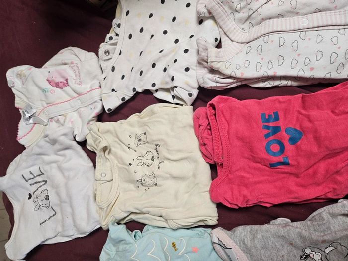 Lot pyjamas léger fille /bébé 3 mois - photo numéro 5