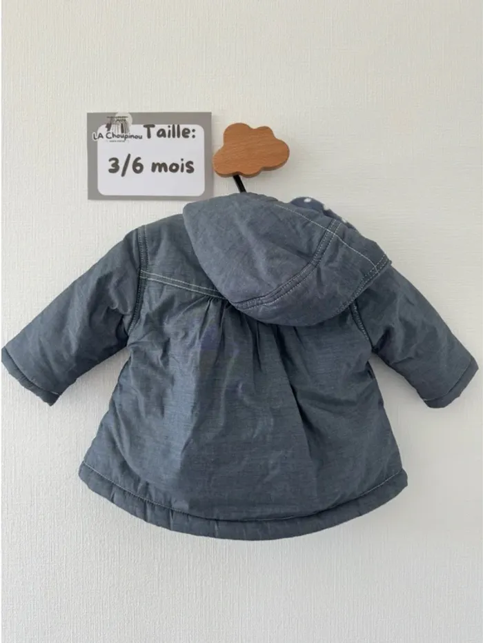 Manteau - taille 3/6 mois 🌸 - photo numéro 3
