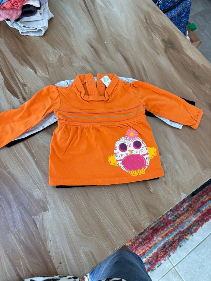 Lot 3 maillot à manche longue 3 mois - photo numéro 4