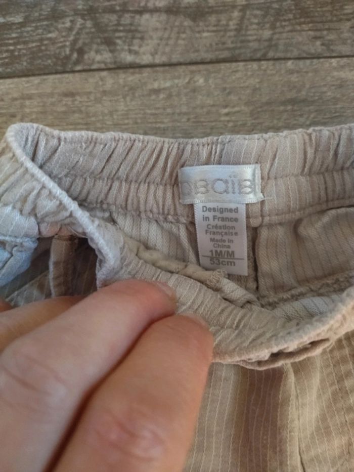 Lot pantalon 1 mois garçon - photo numéro 3