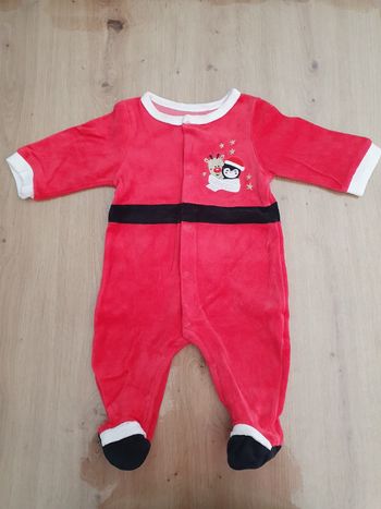 Pyjama Père Noël avec bonnet
