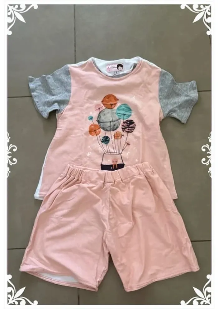 🎈 Pyjama enfant fille - Taille 6 ans - Fait main et ultra doux ! 🎈 - photo numéro 3