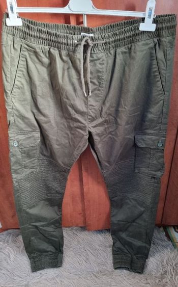 Pantalon cargo kaki taille XL