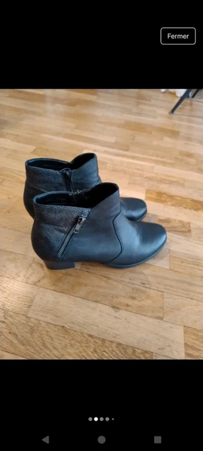 Bottines en cuir - photo numéro 2