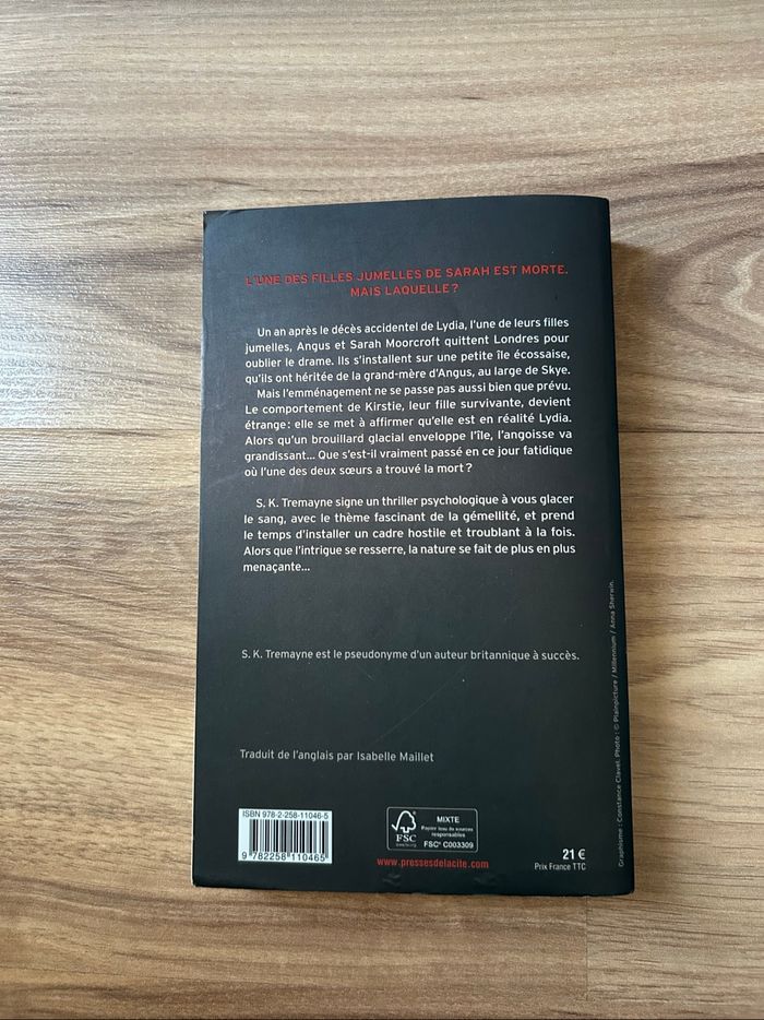Livre de S.K Tremayne «Le Doute» - photo numéro 4