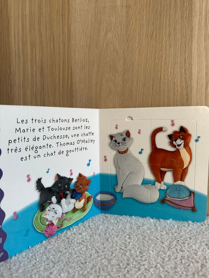 Livre puzzle les aristochats - photo numéro 2