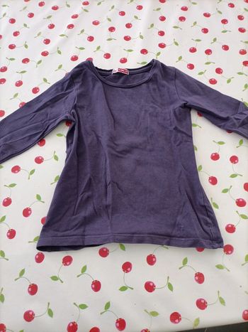 Tee-shirt uni manches longues dpam