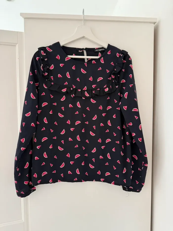 Superbe blouse fluide neuve Rue des Abesses 🌸 T 1 36 38