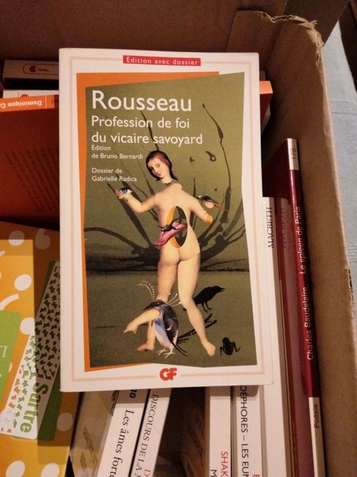 Profession de foi du vicaire savoyard - rousseau