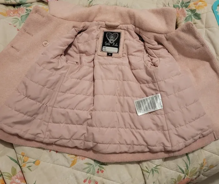 Manteau rose 98cm - photo numéro 4