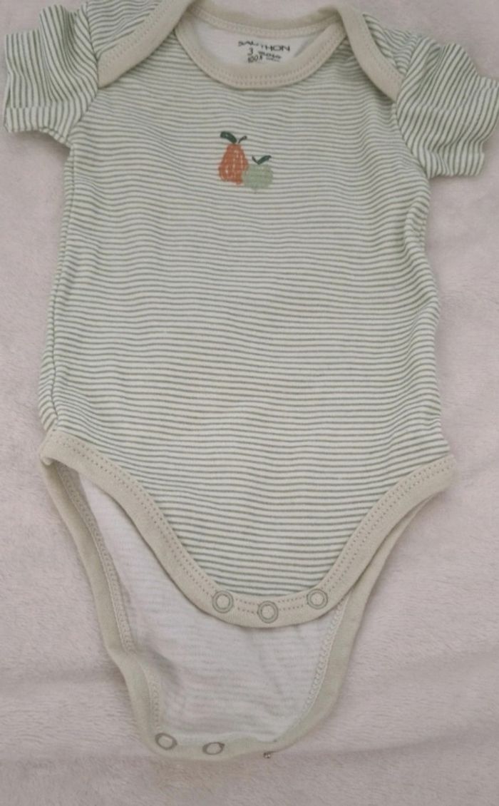 Lots de 3 bodys manche courte - photo numéro 3