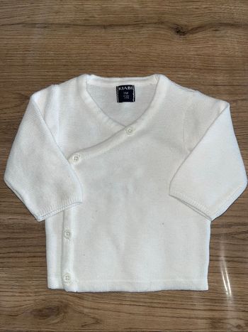 Gilet, bébé 1 mois
