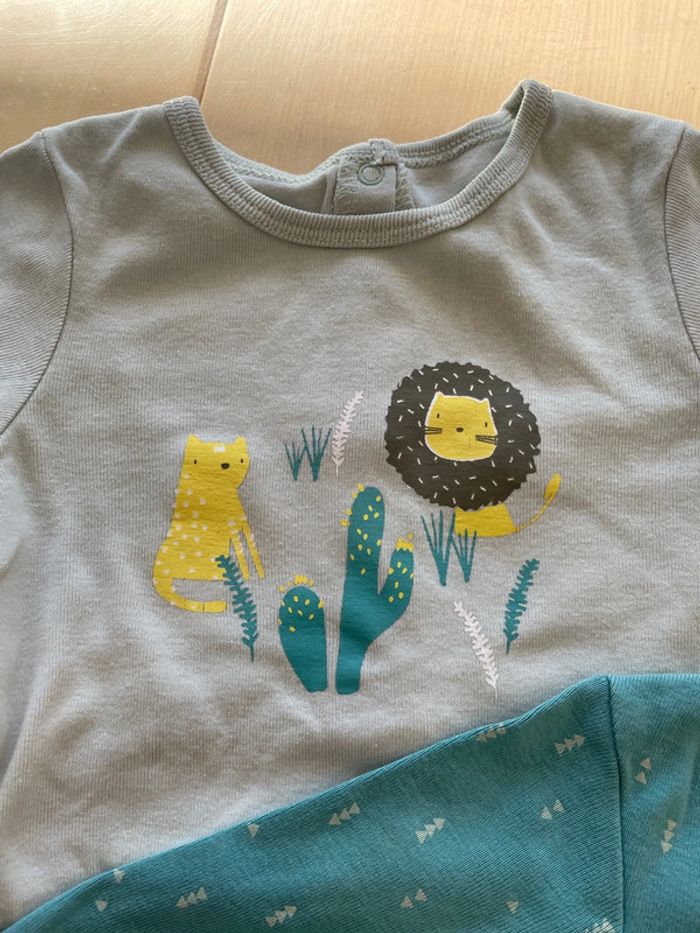 Lot de 3 pyjamas 6mois verbaudet - photo numéro 2