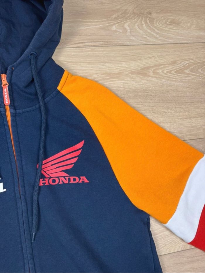 Sweat zippé Honda Repsol Motorcycle Bike Rare - photo numéro 5