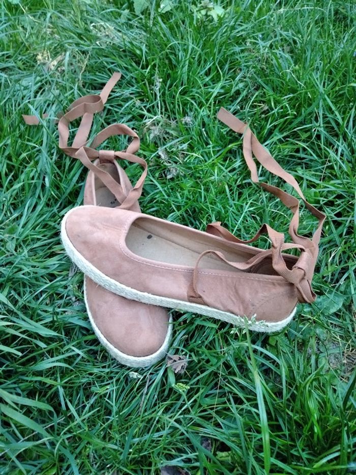 Ballerine beige foncé