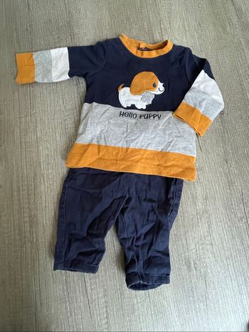 Pantalon + pull 3 mois