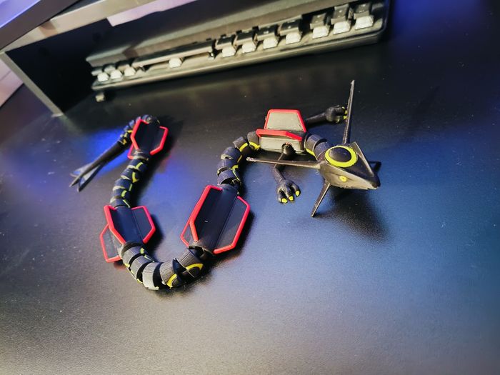 Rayquaza articulé 3d - photo numéro 2