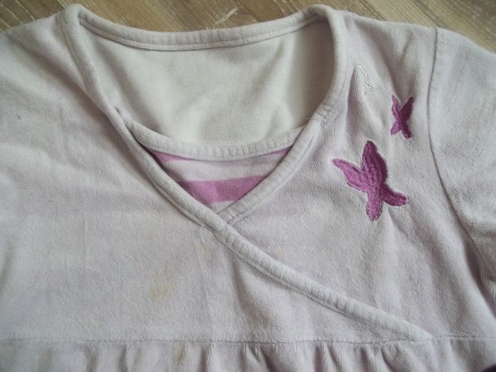 Pyjama (2) velours mauve papillons La Halle 12 ans - photo numéro 4