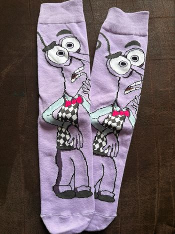Chaussettes inspirées vice versa mauve