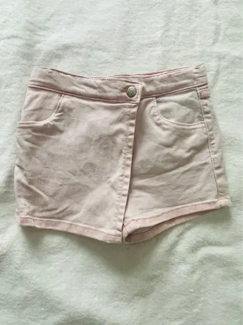 Short jupe Levis rose pale taille 5 ans