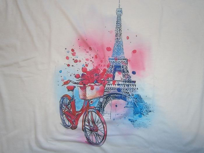 Tee-shirt MC blanc SHEIN Curve Taille 2XL - photo numéro 3