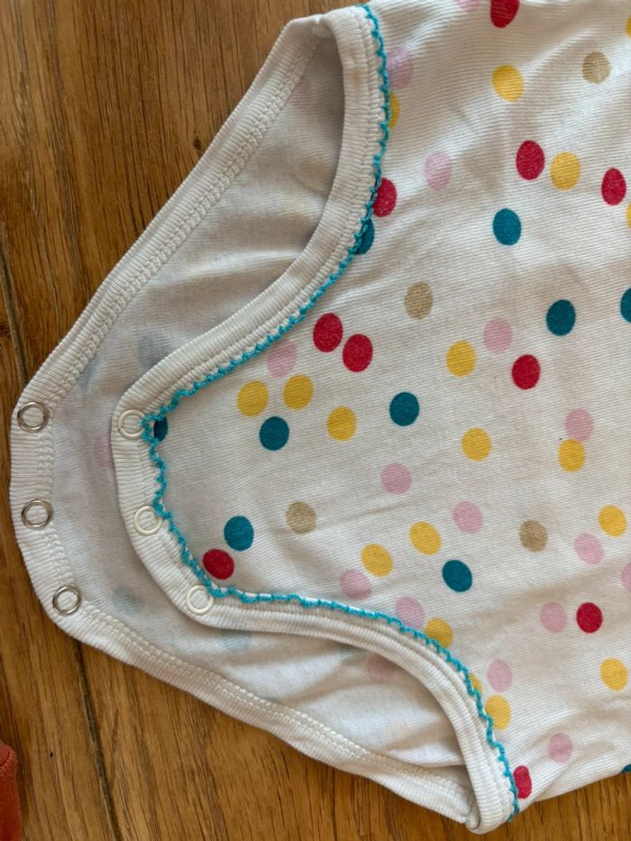 Lot de 4 bodies MC Petit Bateau 36M - photo numéro 9